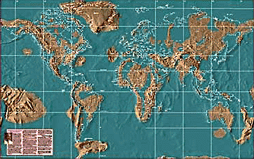 Карта Земли 2012.
