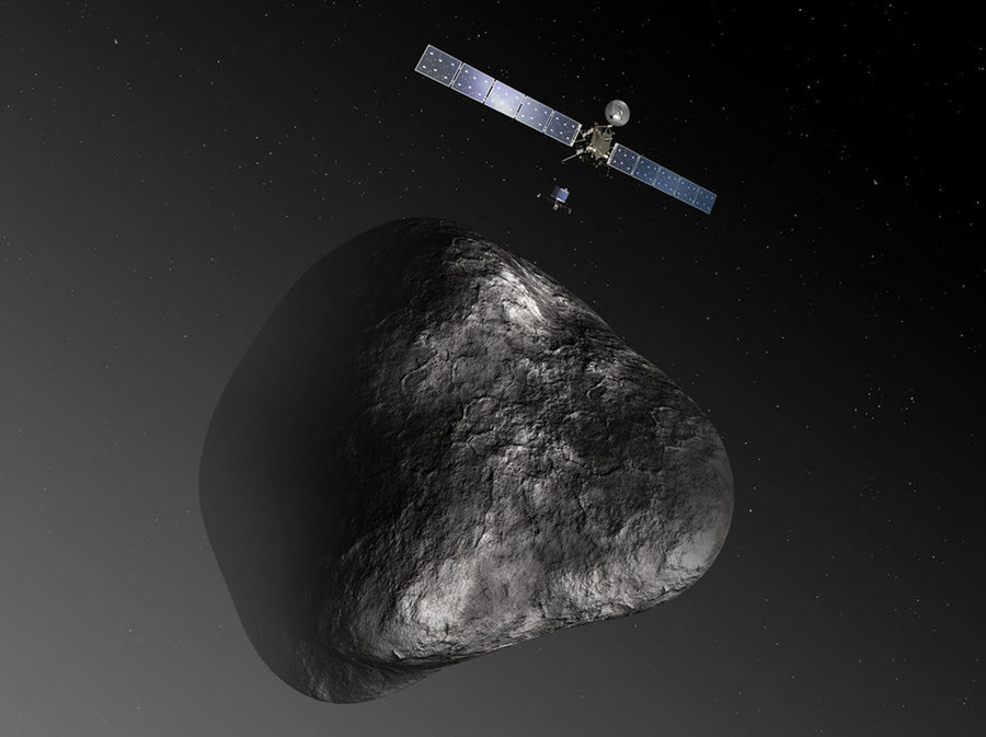 12 ноября зонд с «Розетты» сядет на комету 67P/Чурюмова-Герсименко