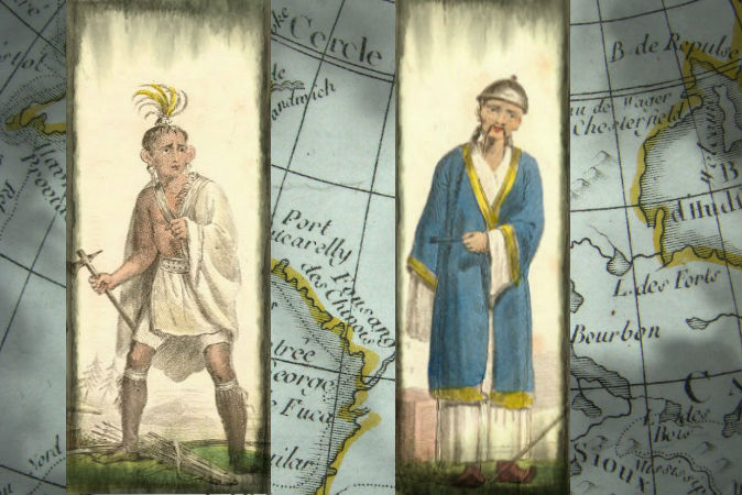 Странное сходство индейских и китайских пиктограмм