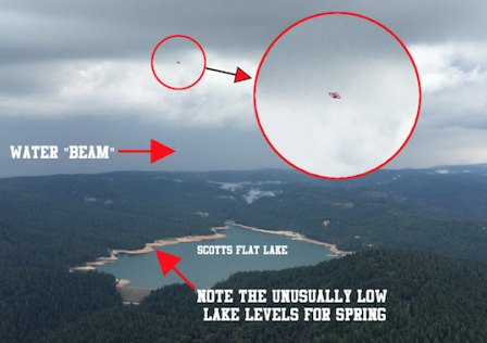 НЛО высосал воду из американского озера