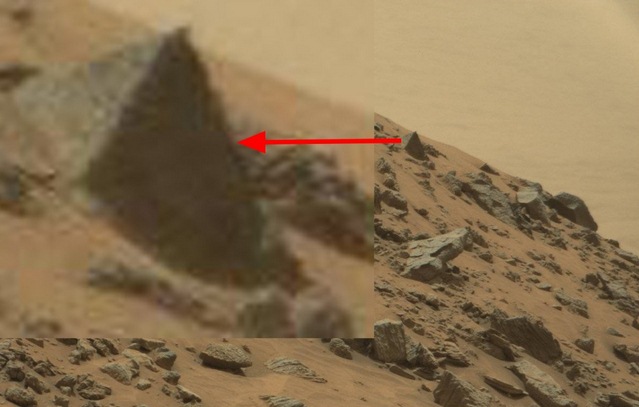 На фотографии с Марса от NASA нашли пирамиду правильной формы