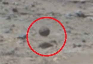 На фото с Марса разглядели левитирующий каменный шар