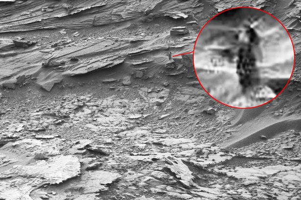 На фото с Марса разглядели силуэт женщины