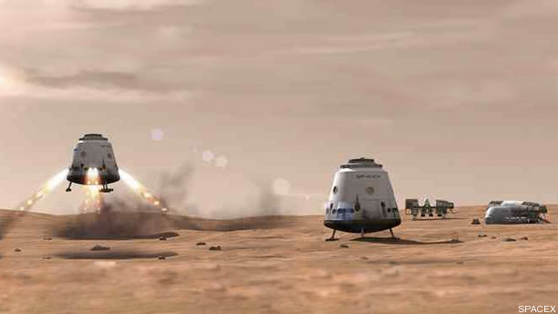 Илон Маск хочет отправить человека на Марс к 2025 году