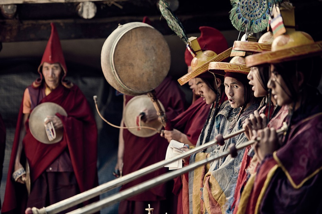 Тибетские жрецы 