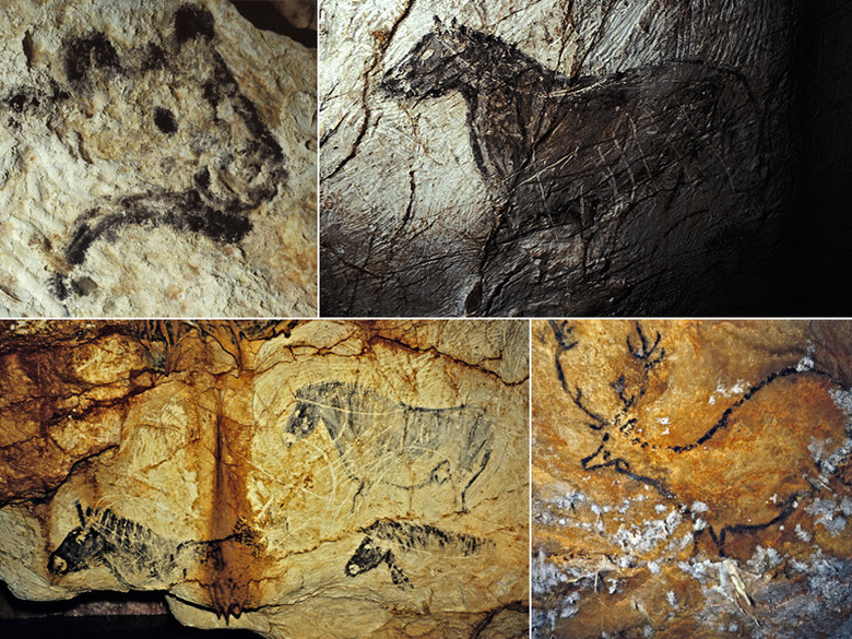 Невероятные рисунки в пещере Коске