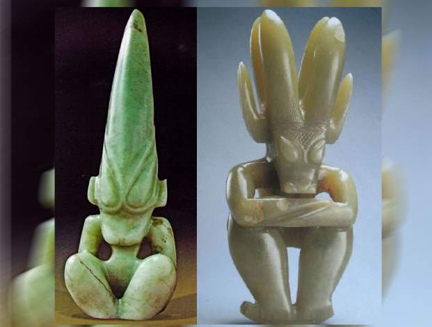Кого изображают нефритовые статуэтки древней культуры Хуншань?
