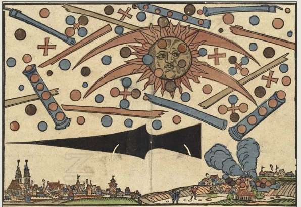 Наблюдения и контакты с НЛО в средние века