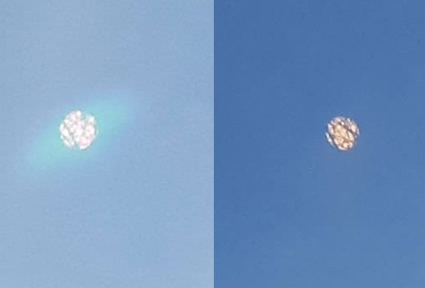 Американка из Небраски сделала фото быстро летящего в небе объекта в форме 