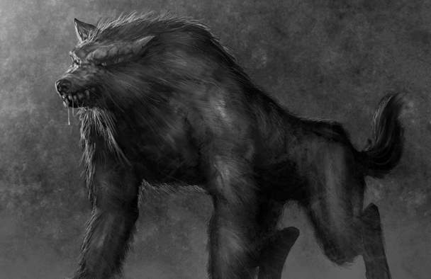 Убивающие людей черные лохматые демоны-монстры из древних летописей