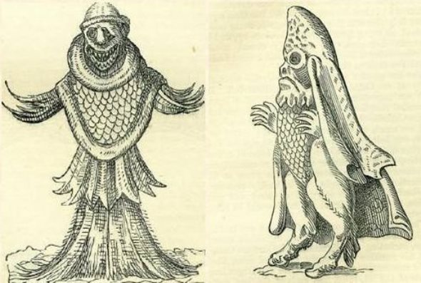 Морской Монах и Морской Епископ - странные рыбы из средневековых бестиариев