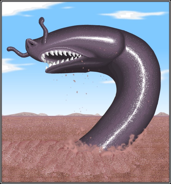 Загадочный огромный червь минхочао из легенд бразильских индейцев 