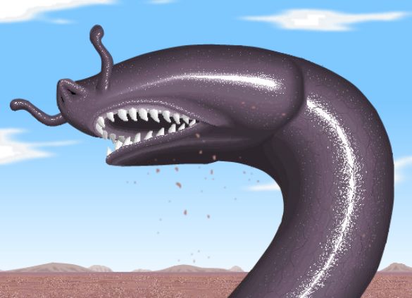 Загадочный огромный червь минхочао из легенд бразильских индейцев