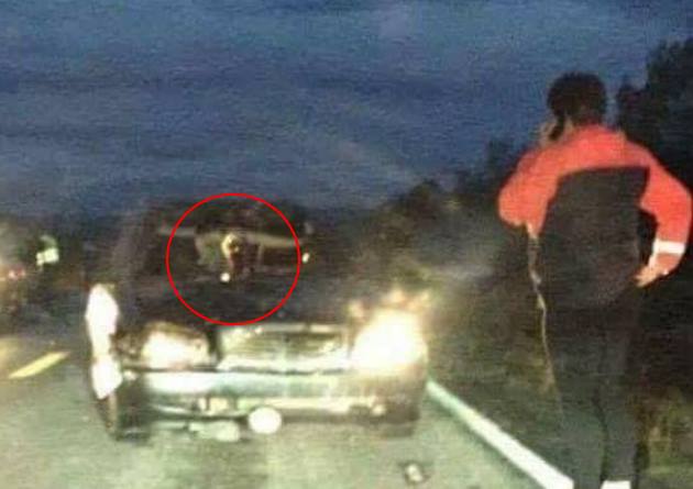 В Норвегии после ДТП внутри пустой машины засняли призрак человека
