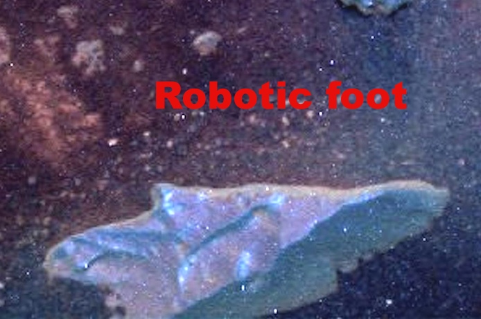 Странный марсианский камень похож на голову робота или Дарта Вейдера 
