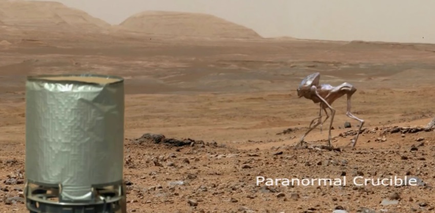 "Виртуальные археологи" нашли на Марсе чей-то скелет и объект, похожий на "материнский корабль" 