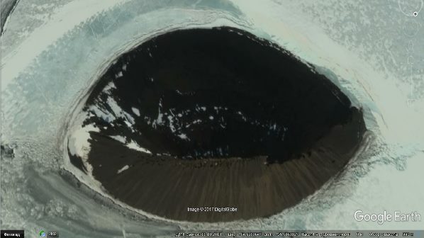 Исследователь Валентин Дегтерев возможно нашел на фото Антарктиды легендарный вход в подземный мир