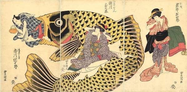 Таинственные огромные речные рыбы Японии