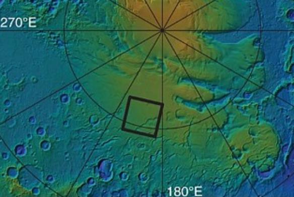Ученые обнаружили на Марсе крупное подледное озеро с жидкой водой