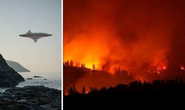 Теории заговора вокруг причины пожаров в Калифорнии: Лазерное оружие, крушение НЛО и Иллюминаты