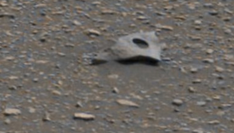 На новом фото с Марса увидели металлическую деталь