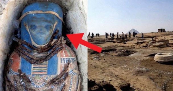 Фейк о мумии с лицом гуманоида