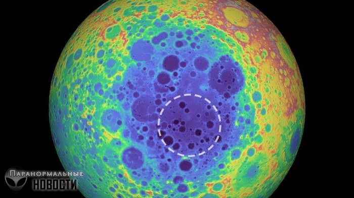 В недрах Луны скрывается загадочный металлический объект огромных размеров