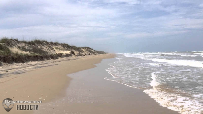 На пляже в Техасе возможно зарыт космический корабль, который отпугивает ураганы