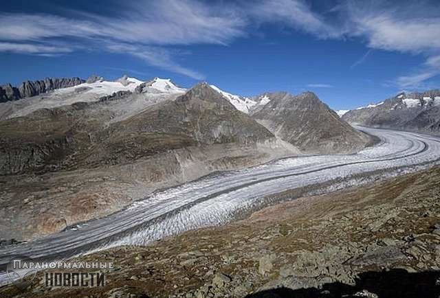 Швейцарские ученые встревожены: За 5 лет в Альпах растаяло 10% ледников