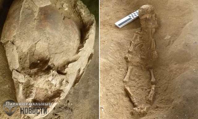 Археологов шокировало древнее захоронение детей в шлемах из человеческих черепов