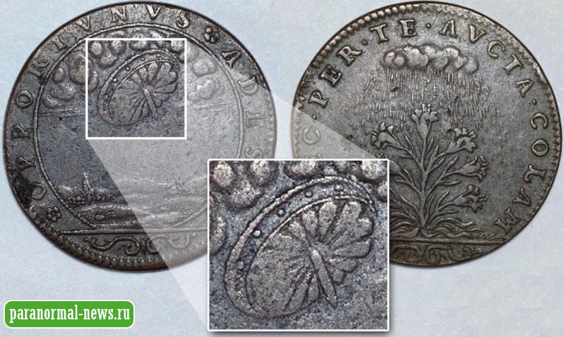 Нераскрытая тайна НЛО на старинных французских монетах