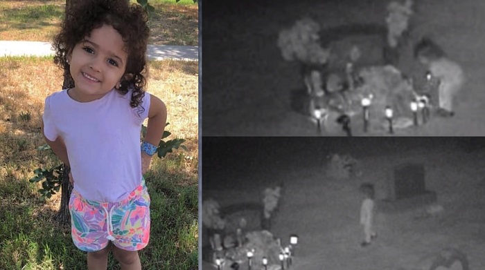 Камера засняла на кладбище маленькую девочку, в которой мать опознала свою убитую два года назад дочь