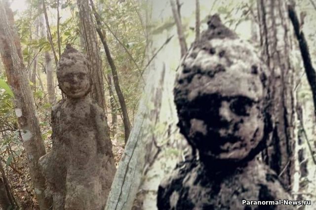 В Таиланде обнаружили лесной термитник, построенный в форме человеческого ребенка
