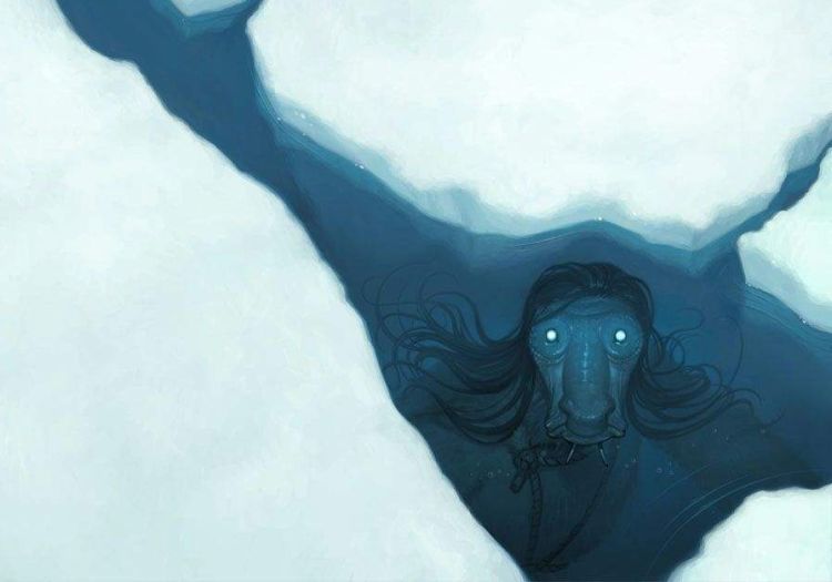 Монстр, утаскивающий под воду детей инуитов