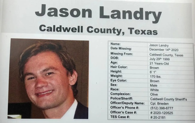 Бесследное исчезновение Джейсона Лэндри, пропавшего после того, как его машина врезалась в дерево 
