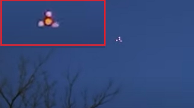НЛО и пришельцы - Треугольный НЛО сняли на видео над Онтарио, Канада