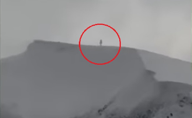 Канадец заснял гиганта на горе, после чего заявил, что его преследует ЦРУ