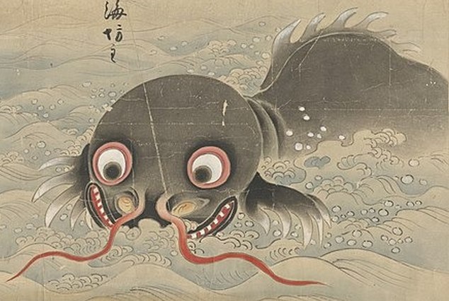 Морской монстр с выпученными глазами перепугал японских моряков в 1971 году