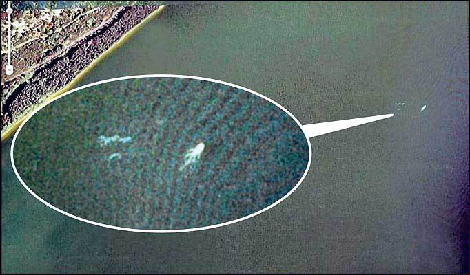 Британец увидел лохнесское чудовище с помощью Google Earth