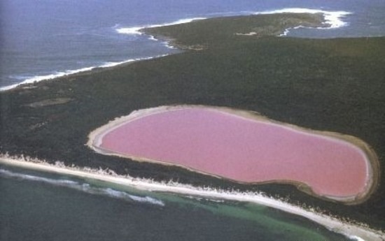 Необычное австралийское озеро (9 фото)