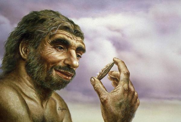 Найдены первые наскальные рисунки неандертальцев