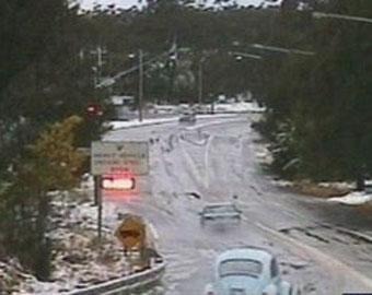 Аномалии погоды: В Сиднее выпал снег