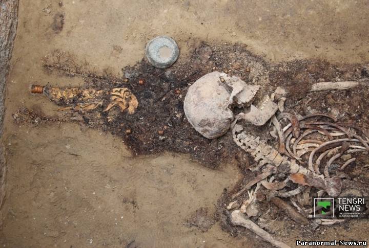 Аномалии при раскопках могилы Сакской принцессы