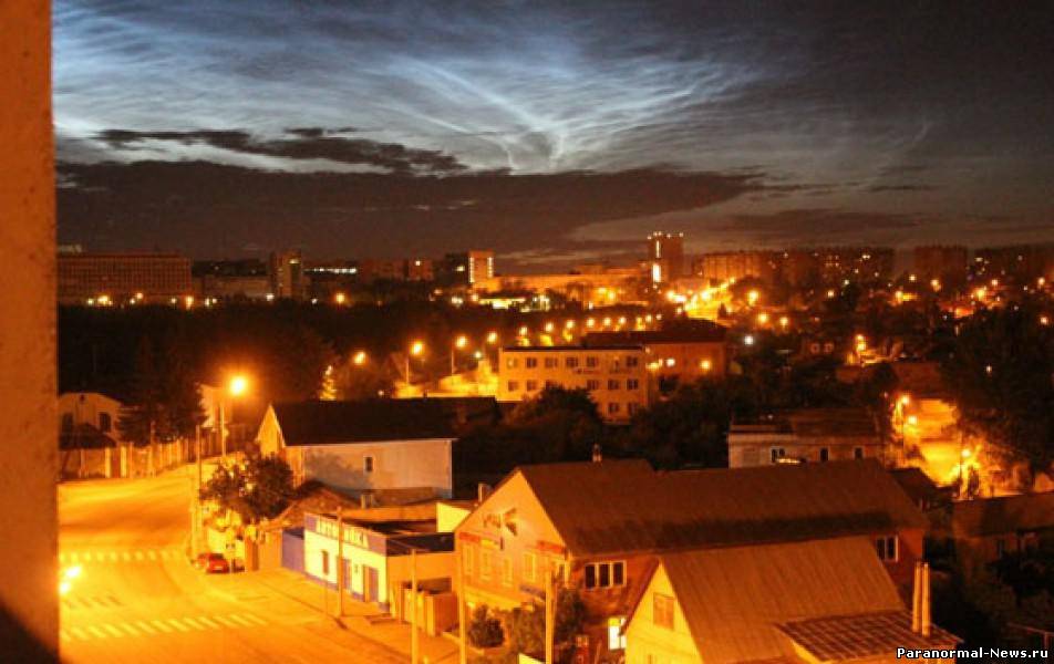 Аномальное небо над городами Челябинской области