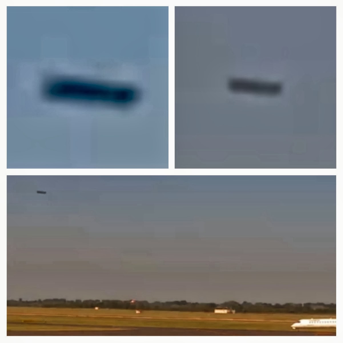 Сигарообразный НЛО пролетел над германским аэропортом
