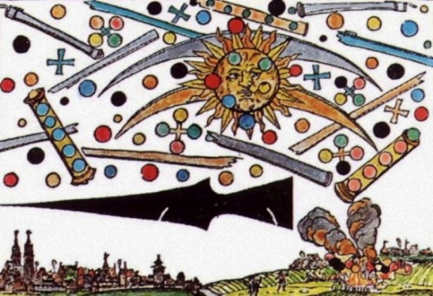 Наблюдения и контакты с НЛО в 16-19 веках