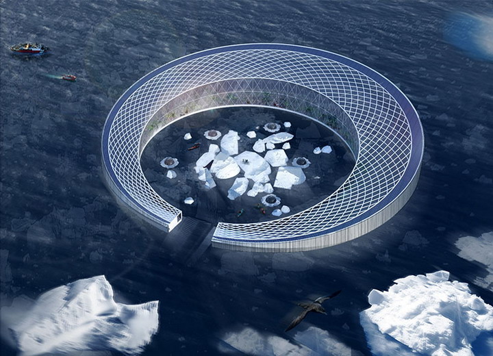 Плавучий арктический город будущего