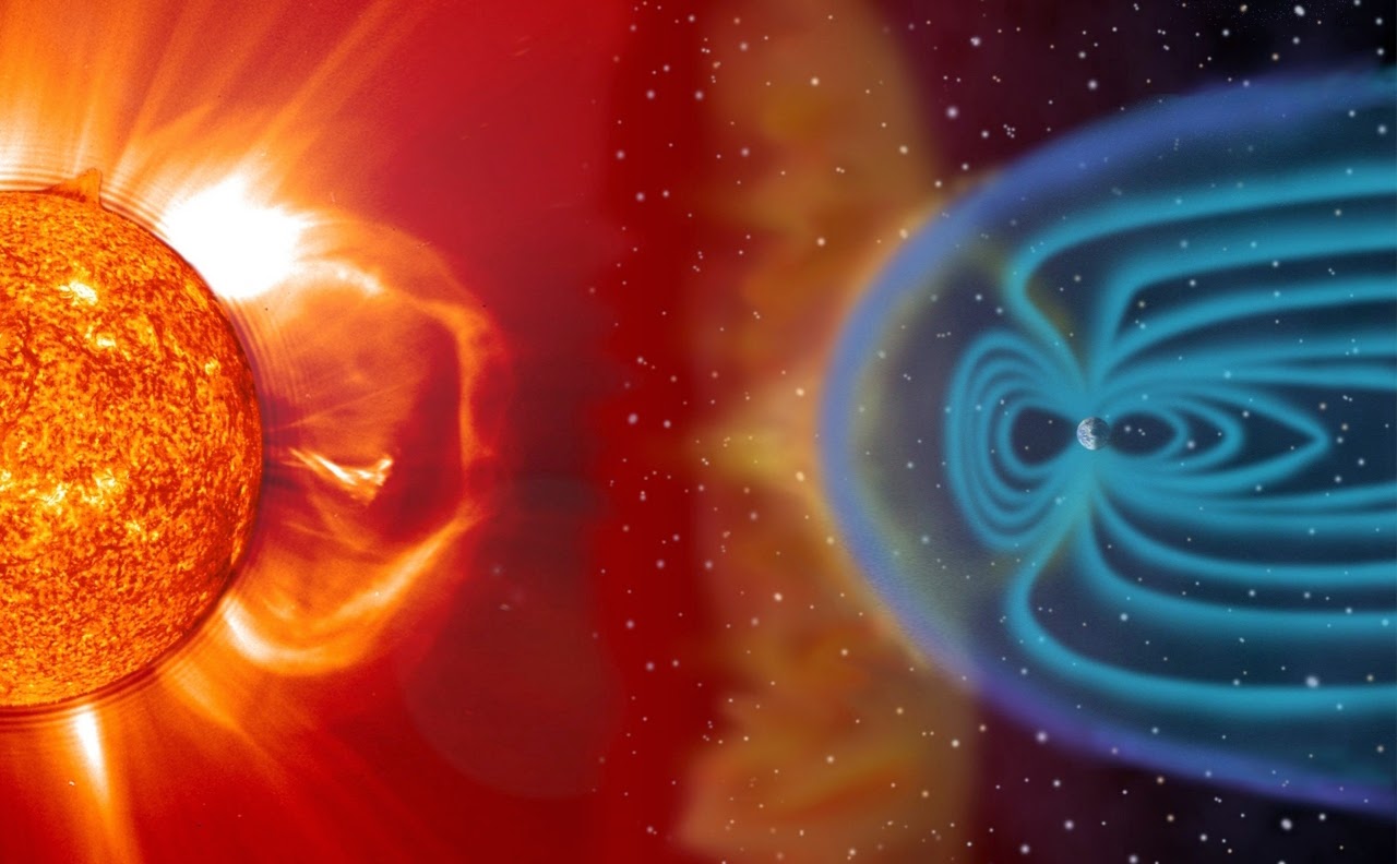 Противостояние Земли и Солнца за счёт смены магнитных полюсов