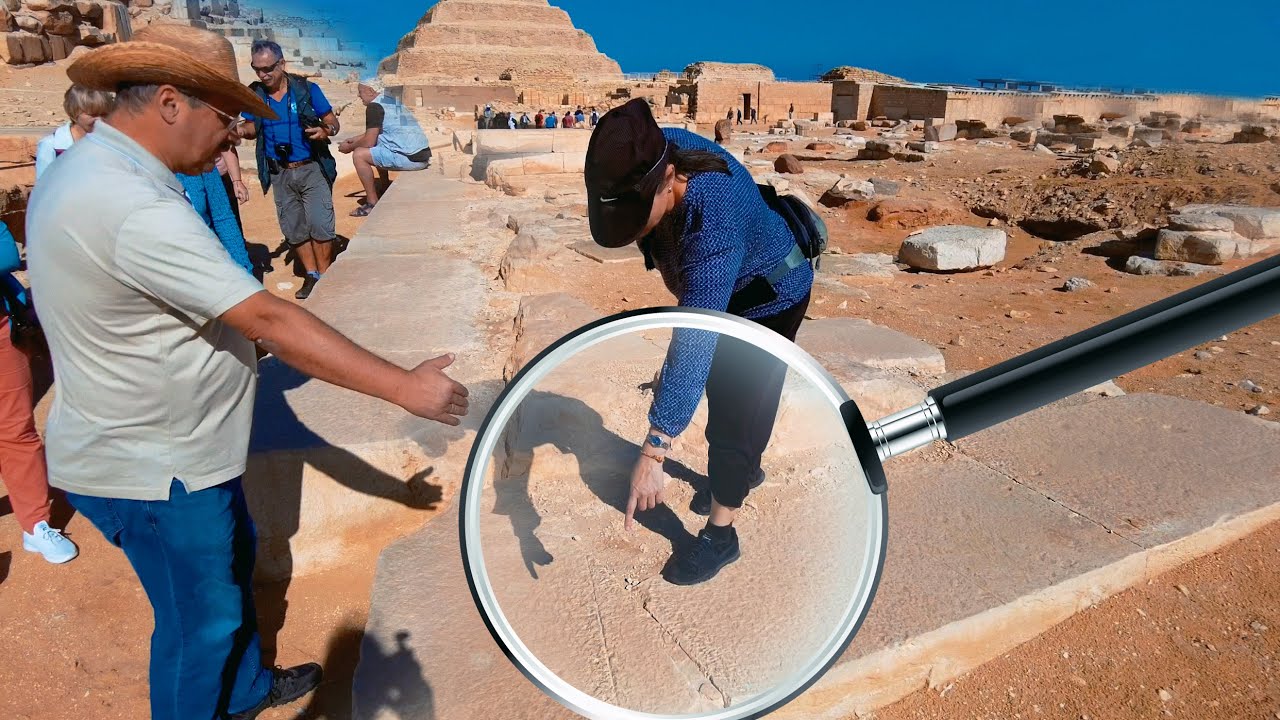 Тайны Египта: Туристам не покажут - Древние пропилы пирамиды Унаса(ВИДЕО)