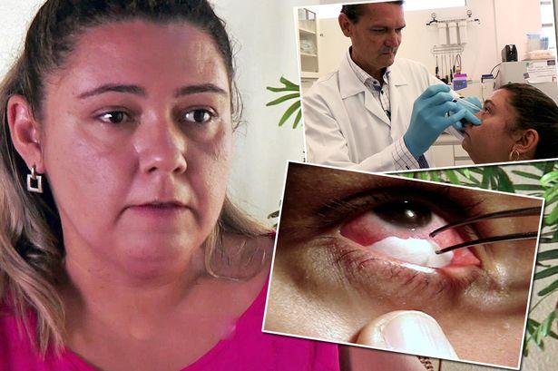 Женщина из Бразилии 20 лет плачет белыми кристаллами